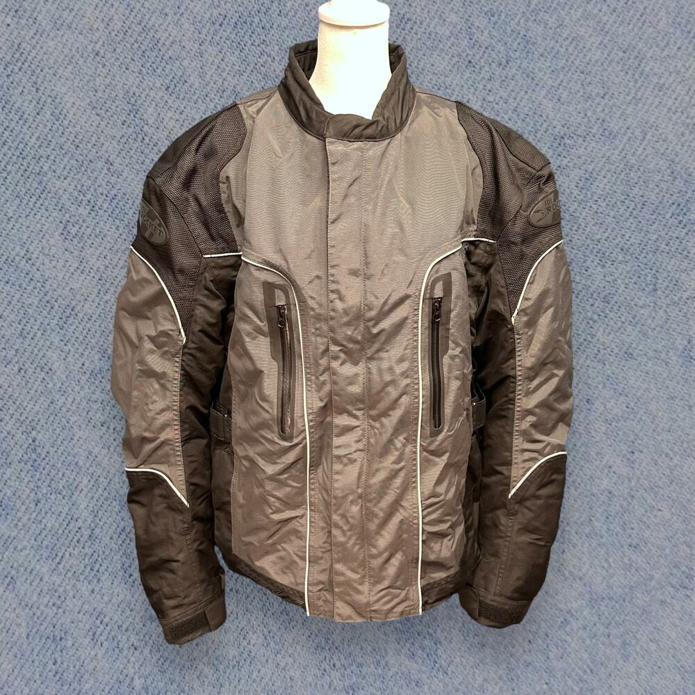 Joe Rocket Ballistic Series Motorcycle Riding Jacket – Men’s XL, Black and Gray